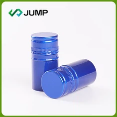 Capac cu șurub din aluminiu lucios pentru sticla de vin